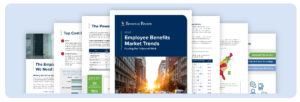preview of 2023 Employee Benefits Market Trends pages